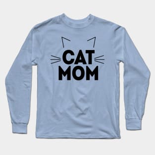 Cat Mom - Ears and Whiskers Long Sleeve T-Shirt